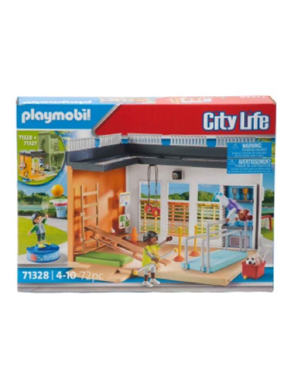 Playmobil City Life Kids Gym Playset - Orange, Blue, White
